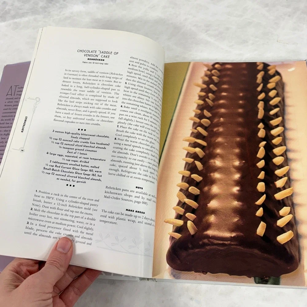 Kaffeehaus Rick Rodgers Cookbook Vienna Budapest Prague Desserts 1st Ed 2002